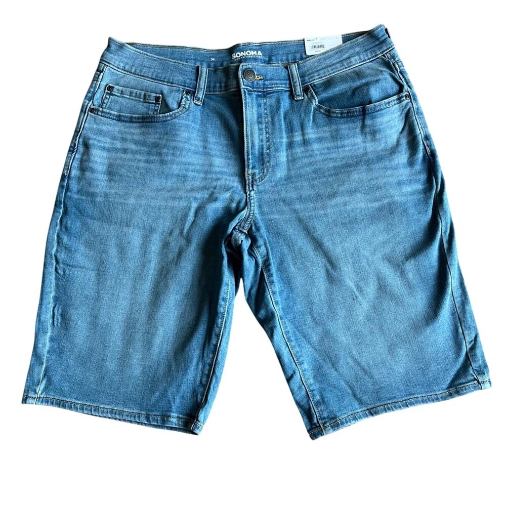 NWT! Sonoma Light Wash Jean Short Size 34